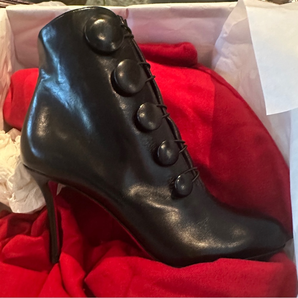 New In Box - Pristine- Rare - Christian Louboutin Booties. Box, Bags, Receipt.